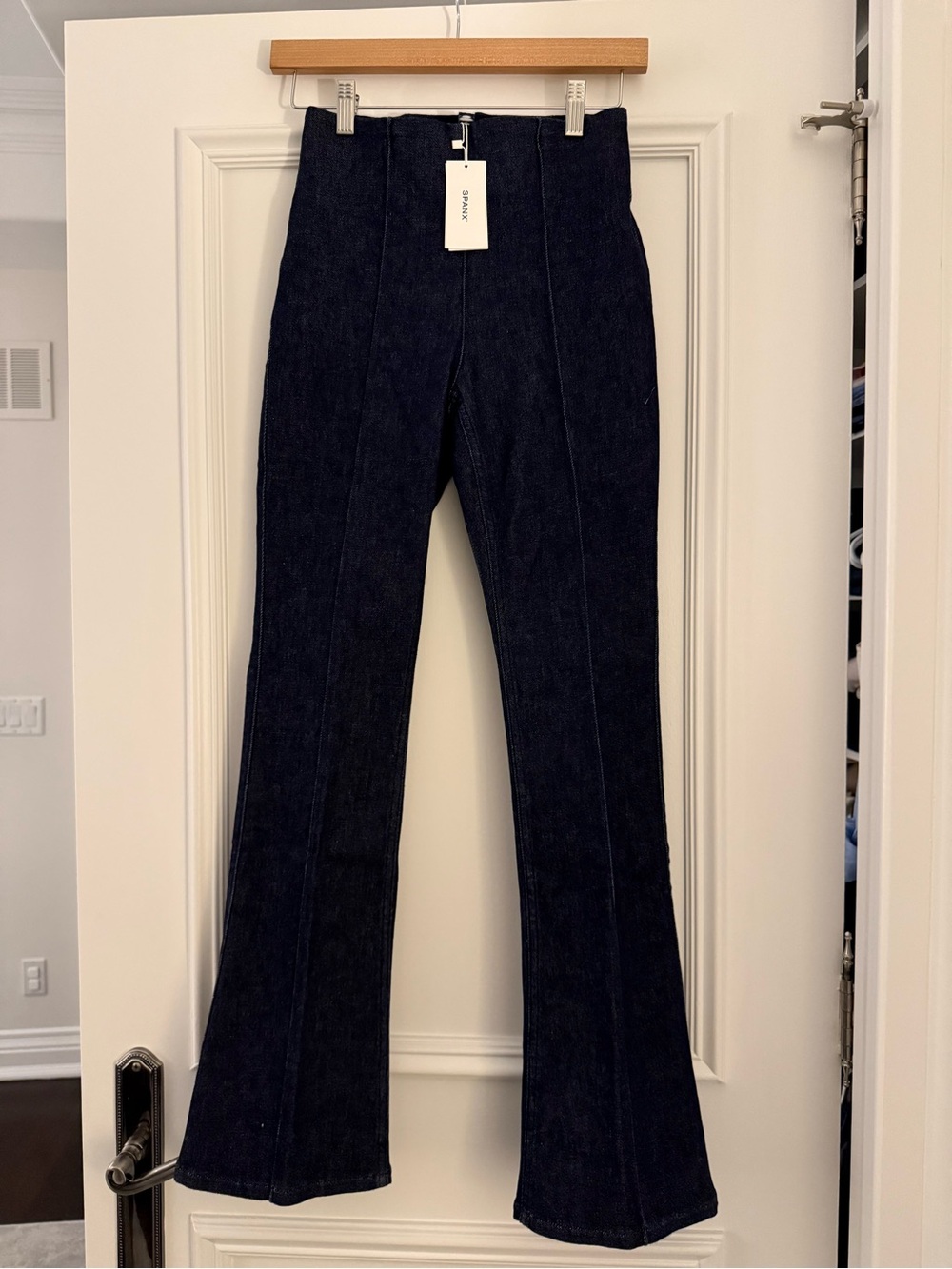 SPANX Dark Indigo Flare Jeans